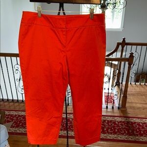 LOFT Women's Orange Capris